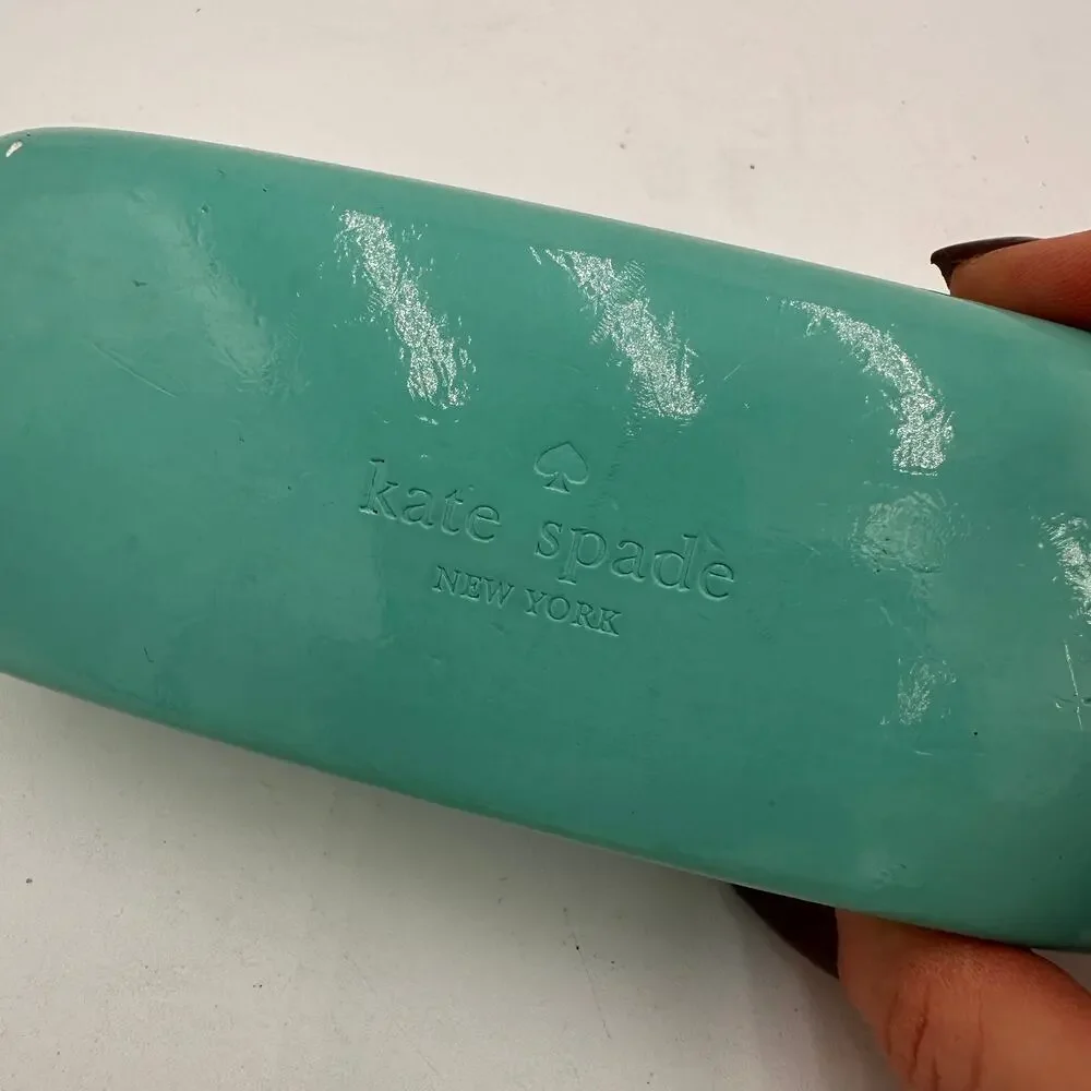 Kate Spade Green Teal Sunglasses Case
